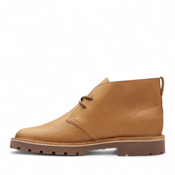 NIB CLARKS Nubuck Chukka Boot Rugged Mid Desert Ortholite Cushion Lug Shoe 12 - Picture 5 of 9